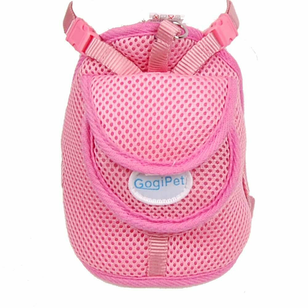 Dog Harness Backpack Harness pink L