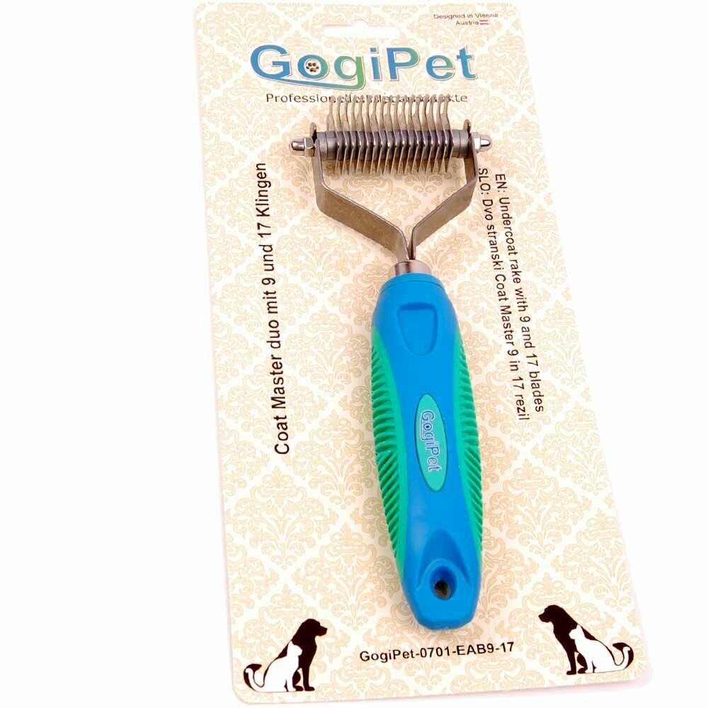 Original GogiPet double coat master (coat king) with 9 and 17 blades