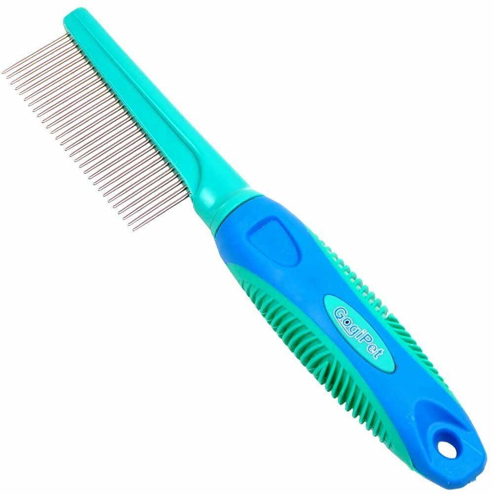 GogiPet ® dog comb and cat comb medium fine, 29 teeth - dog comb