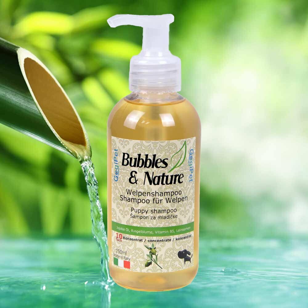 Bubbles & Nature puppies dog shampoo