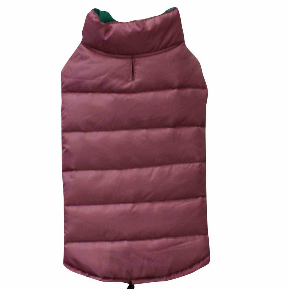 pink warm dog anorak for large dogs from DoggyDolly