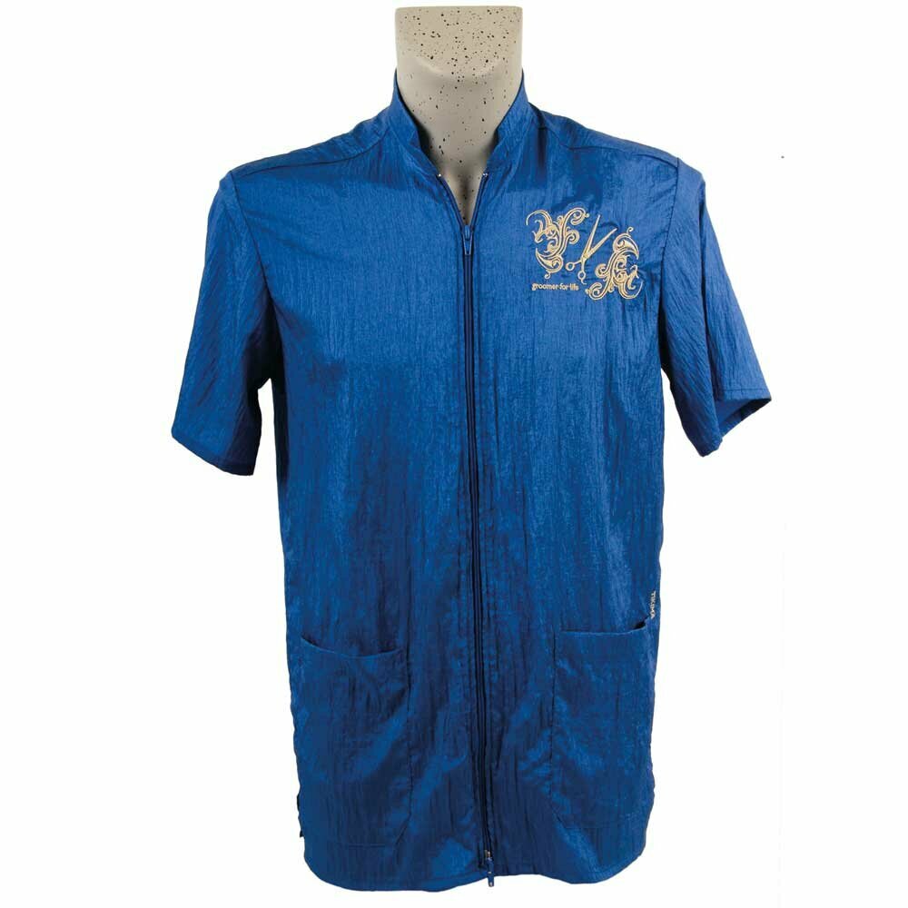 Tikima Vico blue - professional clothing for pet groomers  