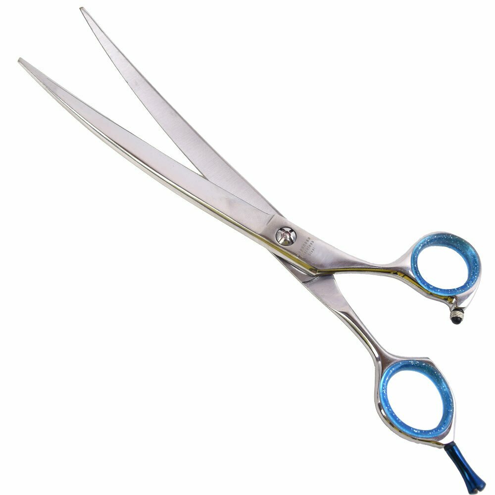 GogiPet ® Basic Japanese steel dog scissor 22 cm curved
