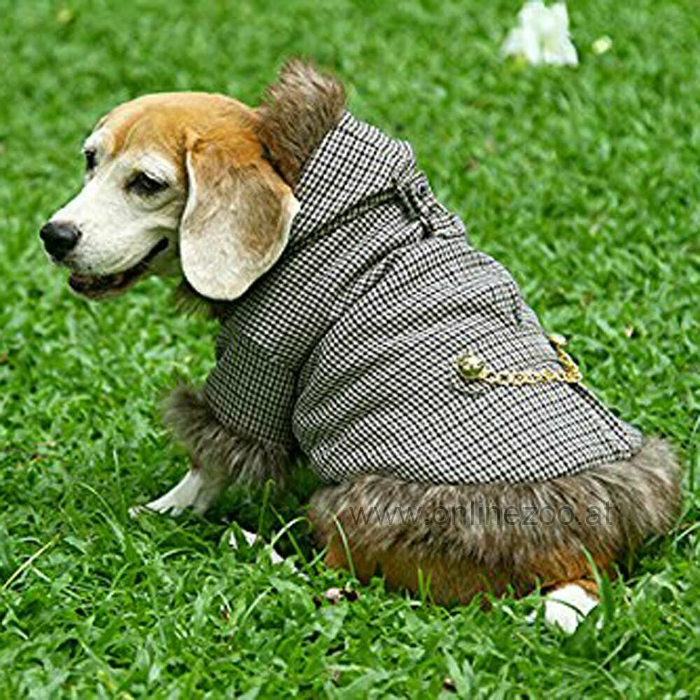 Luxury dog coat the warm and elegant dog apparel by DoggyDolly W259