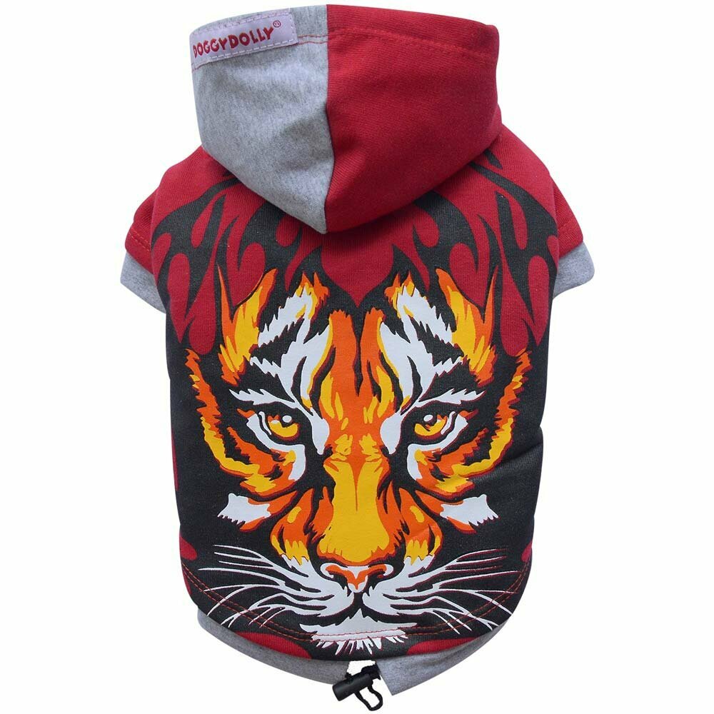 Tiger sweater for dogs - warm dog clothing of DoggyDolly W074 
