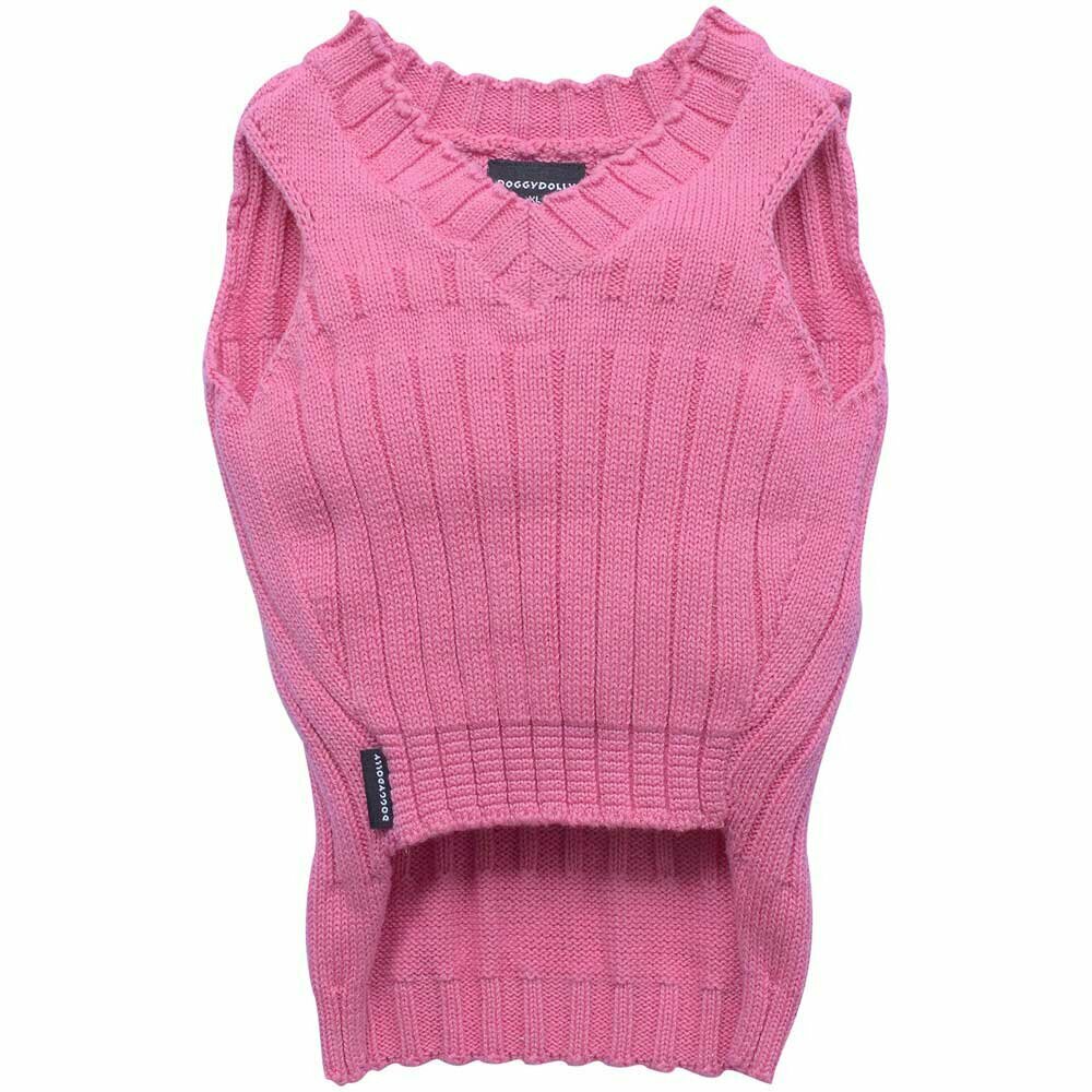 dog clothes - pink sweater for dogs by DoggyDolly W271