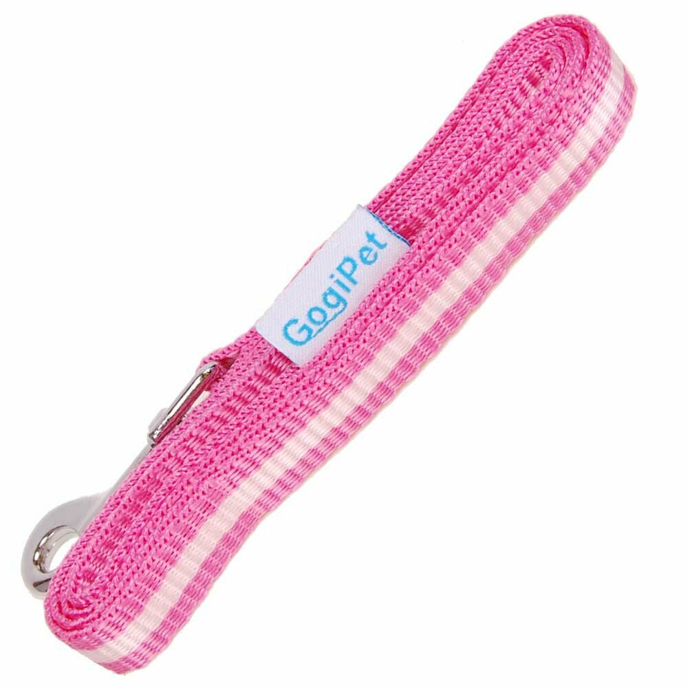 Pink leash soft harness for small dogs of GogiPet ®