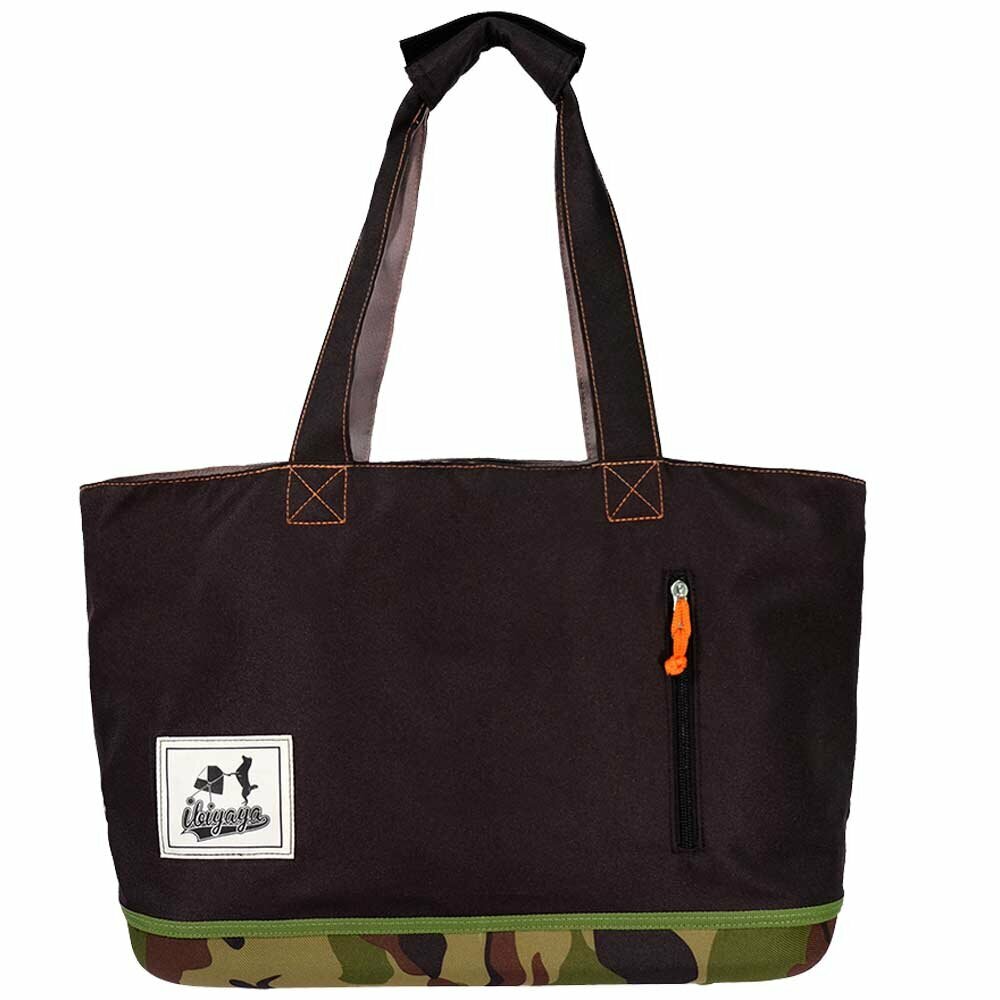 Army dog carrier bag for the stroll