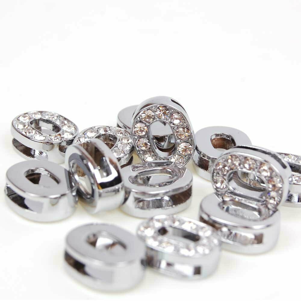 Rhinestone number 0 with 14 mm