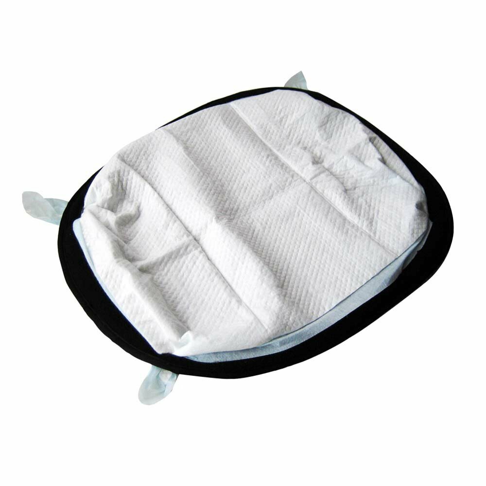 Removable base plate with soft animal mat which can be provided with diapers