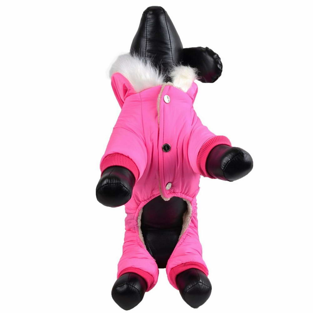 Warm dog coat AirForce Pink