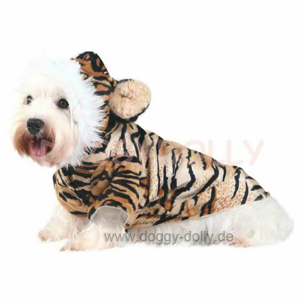 warm dog clothing of DoggyDolly DF022 - tiger's coat for dogs