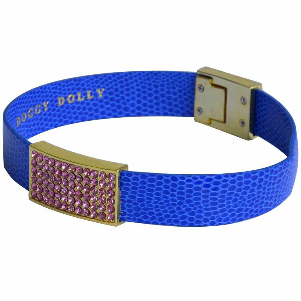 Dog Collar - DoggyDolly Jewellery Collar Camilla Blue