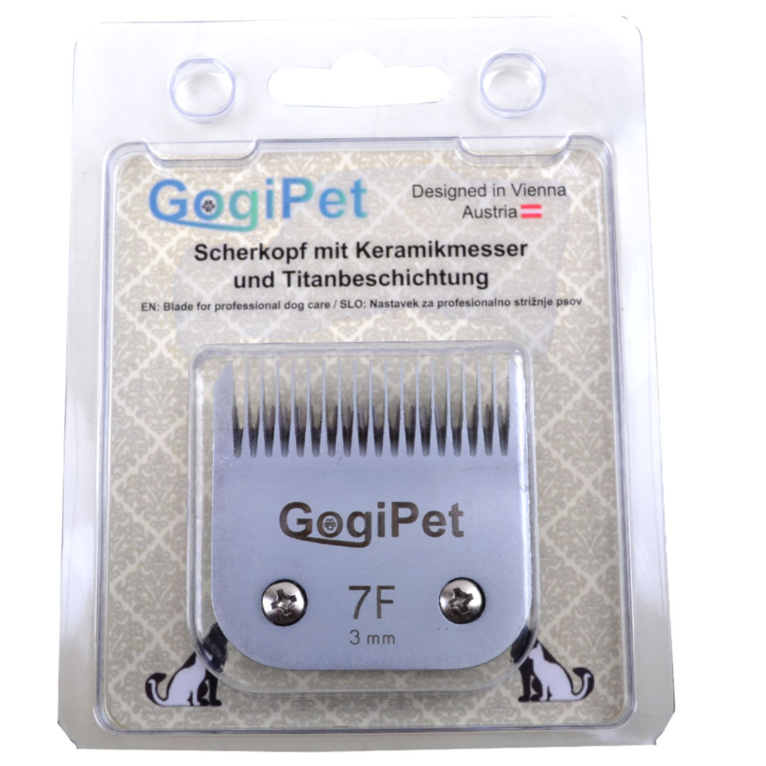 Universal Snap On blade from GogiPet for all Snap On dog clippers with classic clip system such as Heiniger, Oster, Andis, AGC, Moser, Wahl, Thirve and many others.