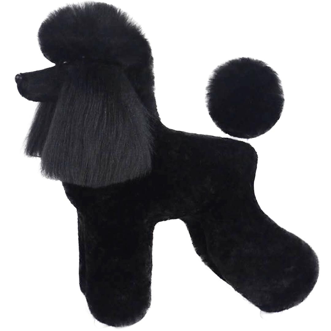 Fur for Poodle Model Dog - Poodle Training Dog (black)