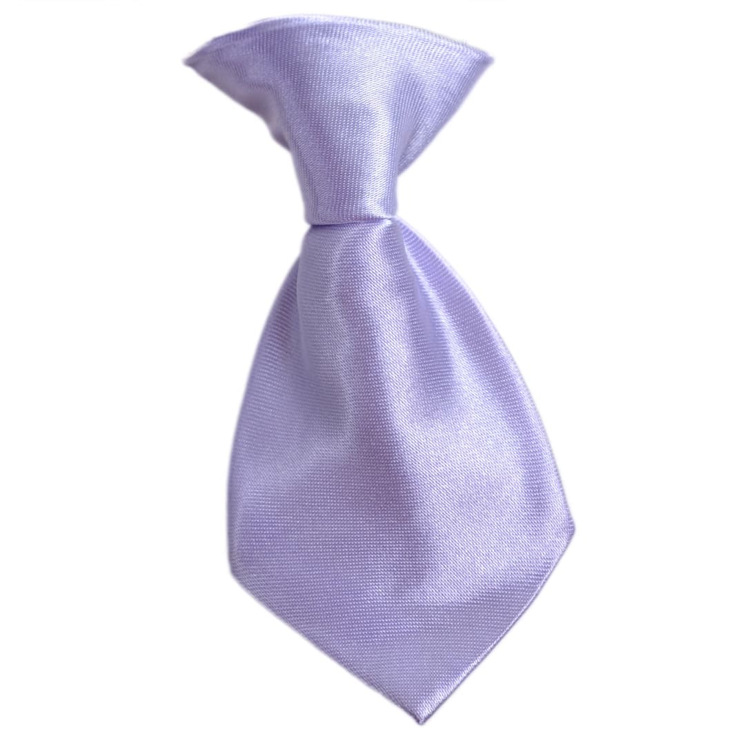 Lilac Self Tie for Dogs