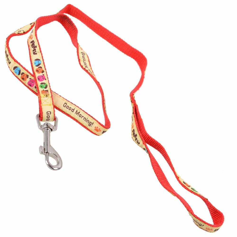 Inexpensive dog leash red
