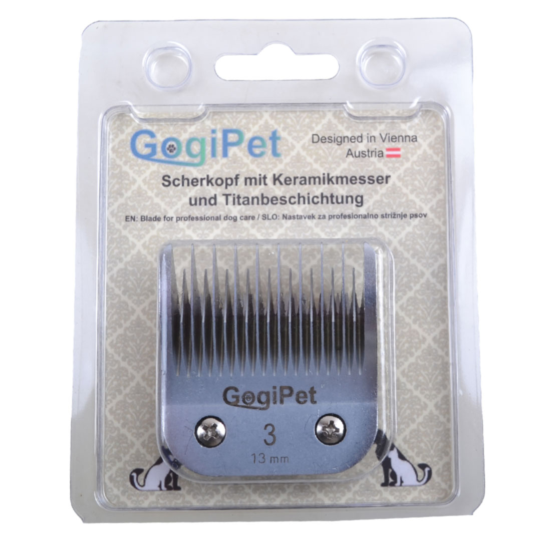 GogiPet blades for dog and cat clippers with the standard blade system