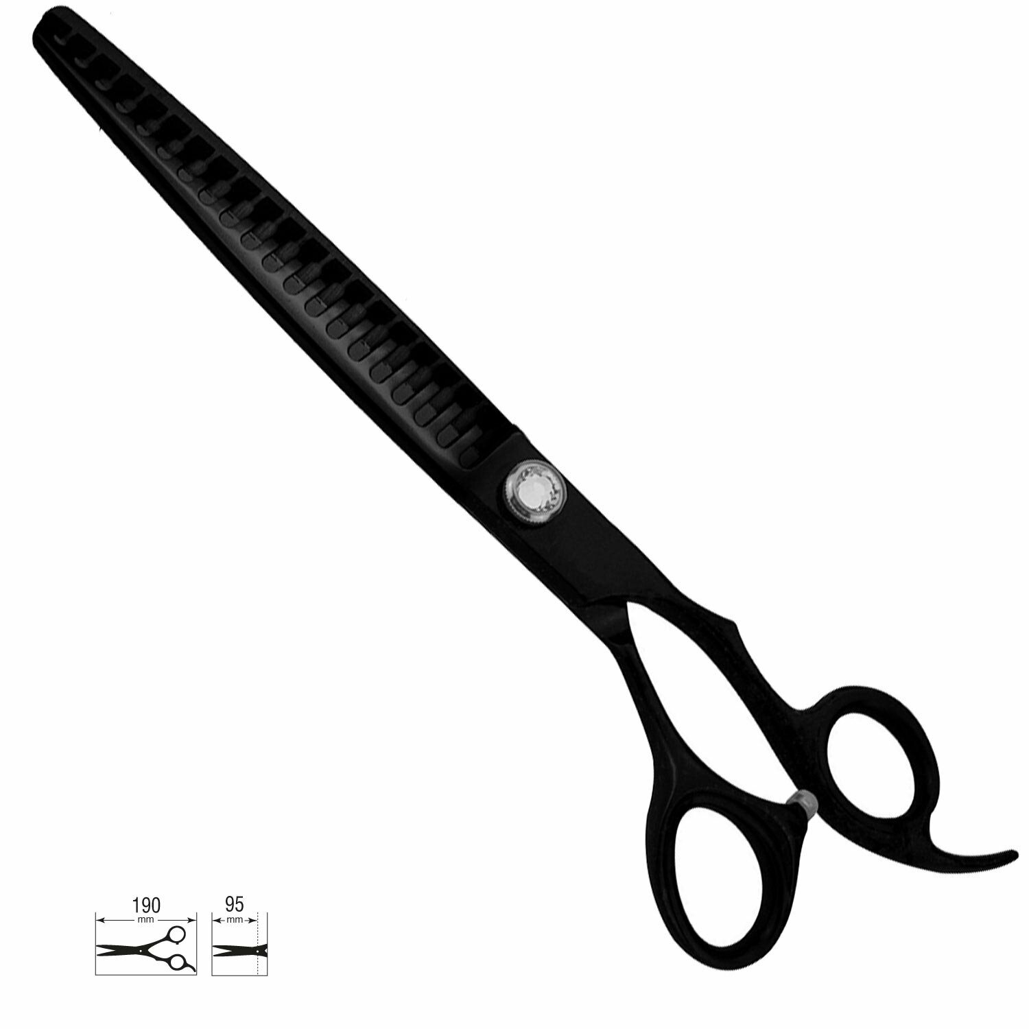 19 cm thinning scissors one-sided with 20 teeth