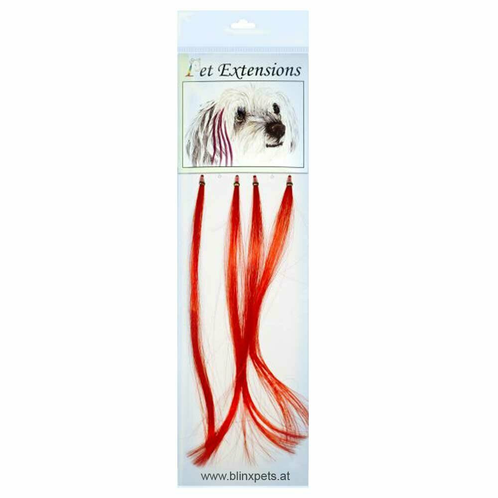 Funny extension hair extensions red