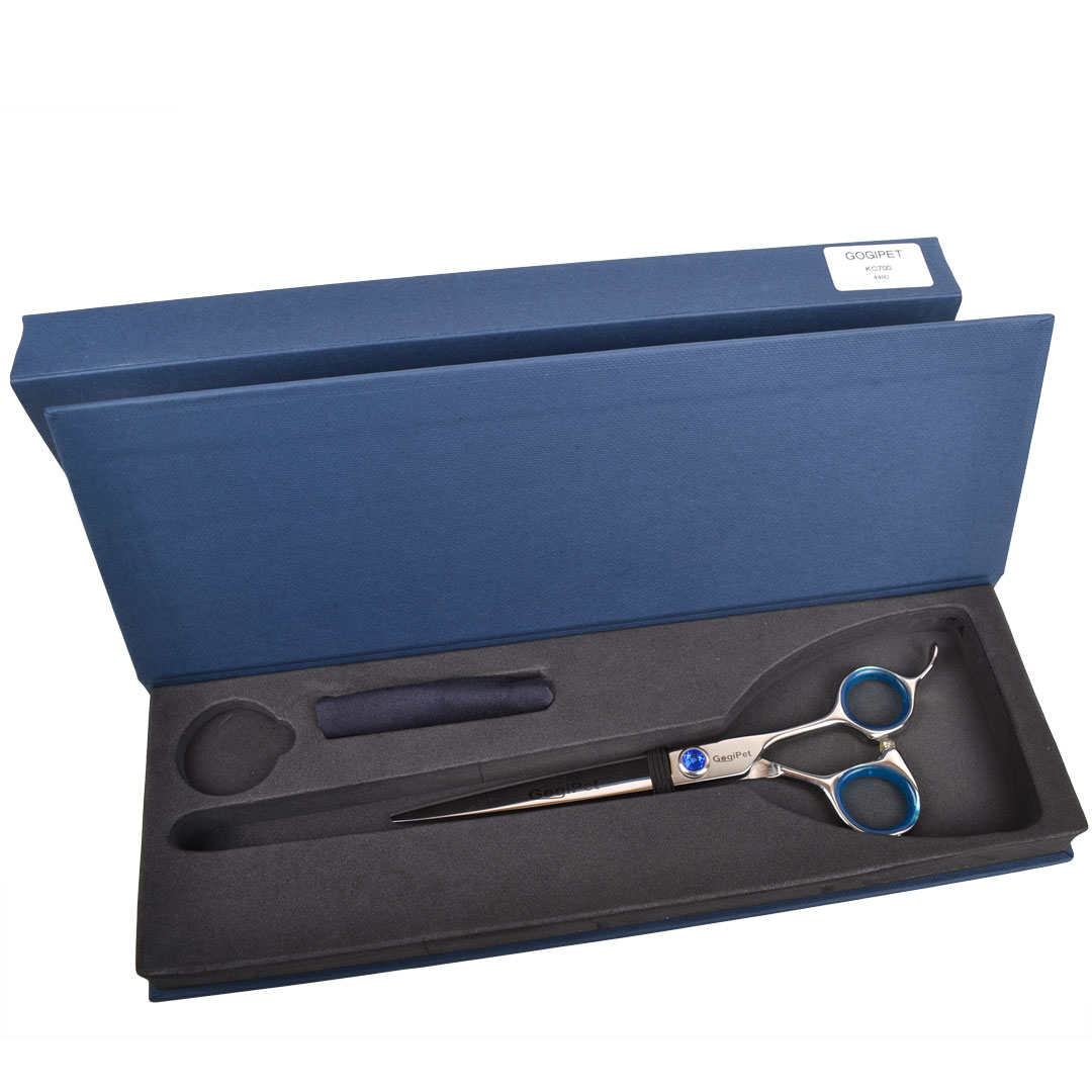 GogiPet® Japanese Steel Dog Scissors in Box - 440C Steel for Best Quality