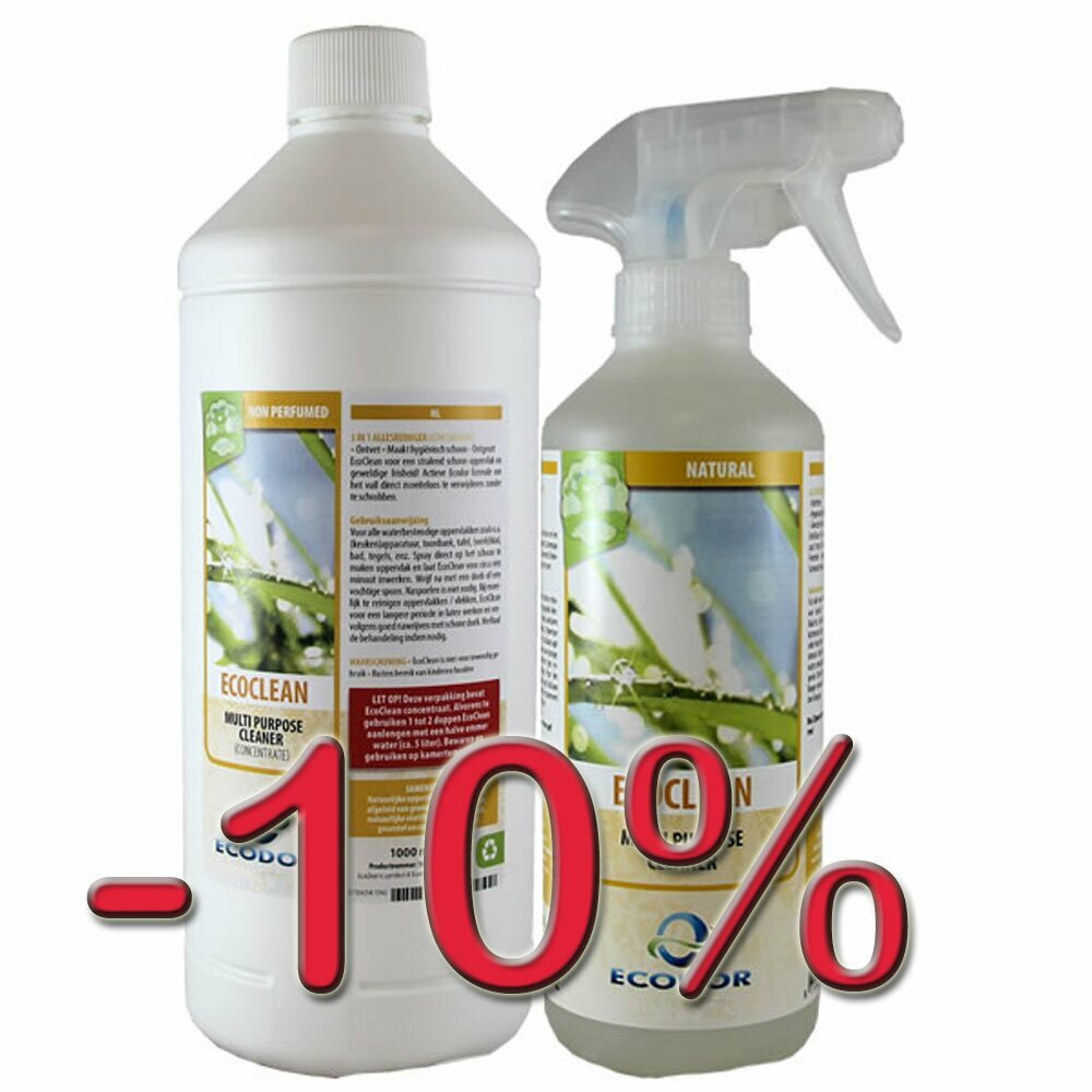 Save 10% with the ecoClean advantage set the all-purpose cleaner of Ecodor