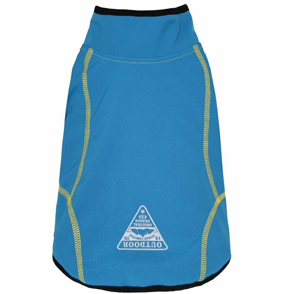 Raincoat for dogs "Outdoor Wear" Blue sleeveless
