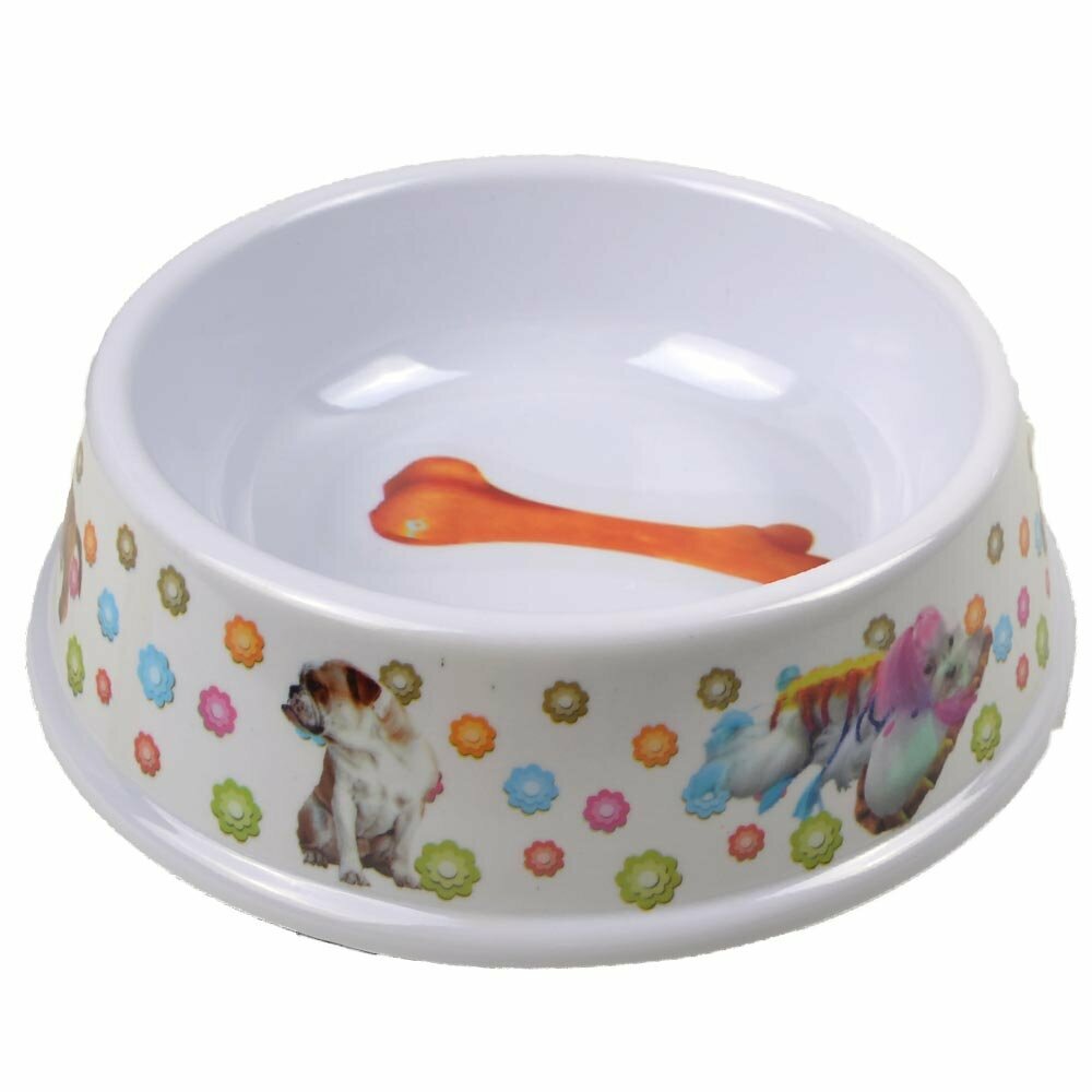 Bowls for dogs with flowers 1 liter