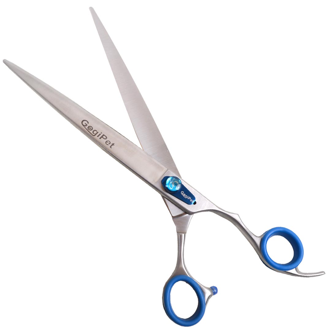 High quality Japanese steel dog scissors with 23 cm from GogiPet®.