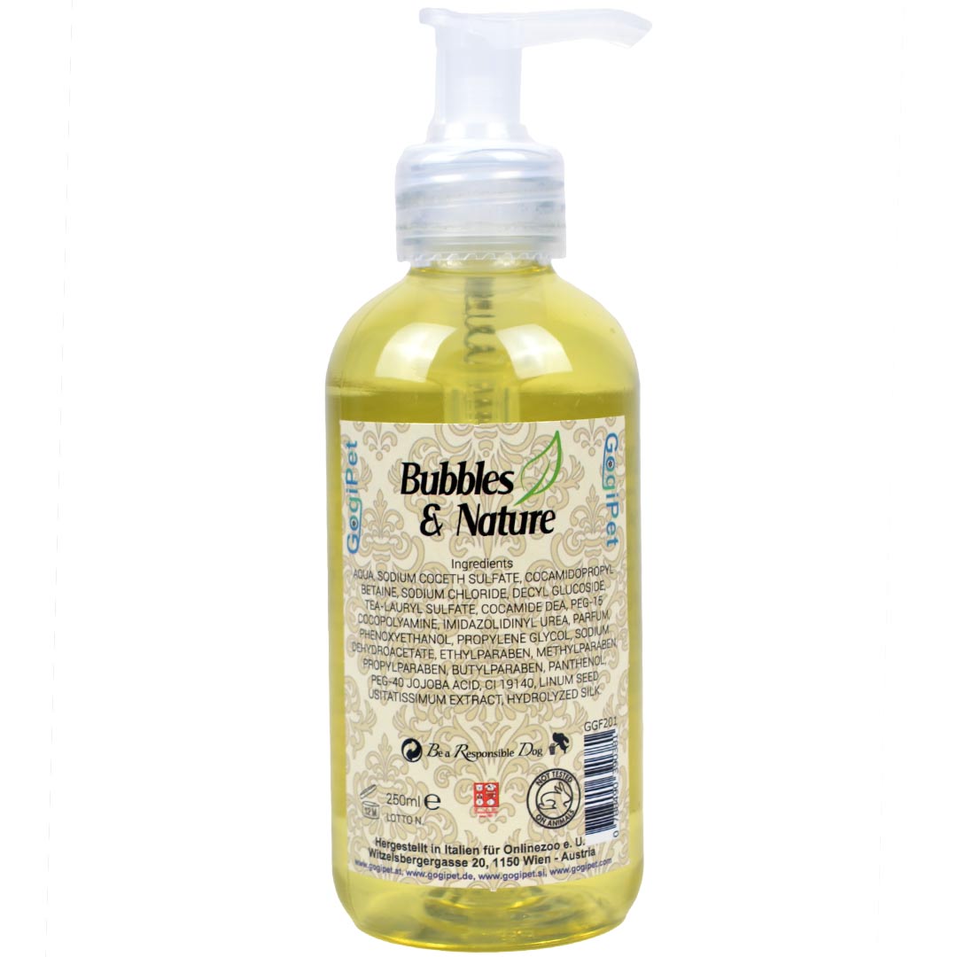 Dog shampoo for short-haired dogs by GogiPet Bubbles & Nature - Shine Dog Shampoo
