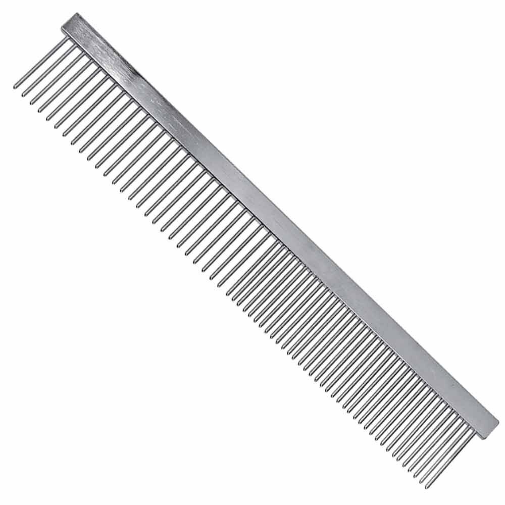 Vivog dog comb made of metal for dog grooming and cat care.