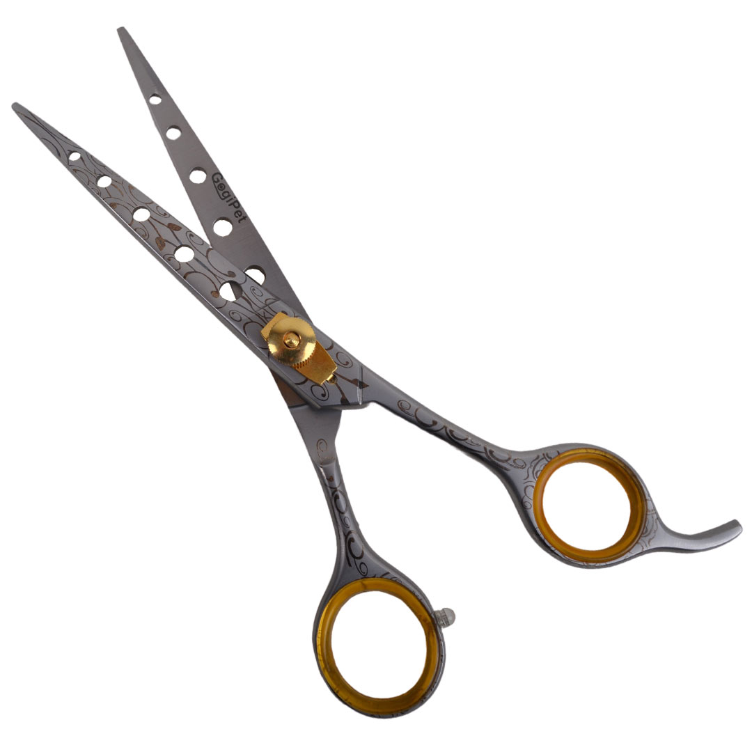 Good dog scissors with 19 cm - GogiPet Tribal dog scissors at a favourable price