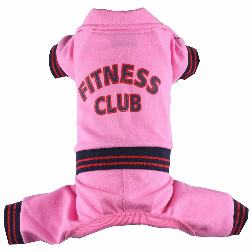 Pink Sports suit for dog Fitness Club