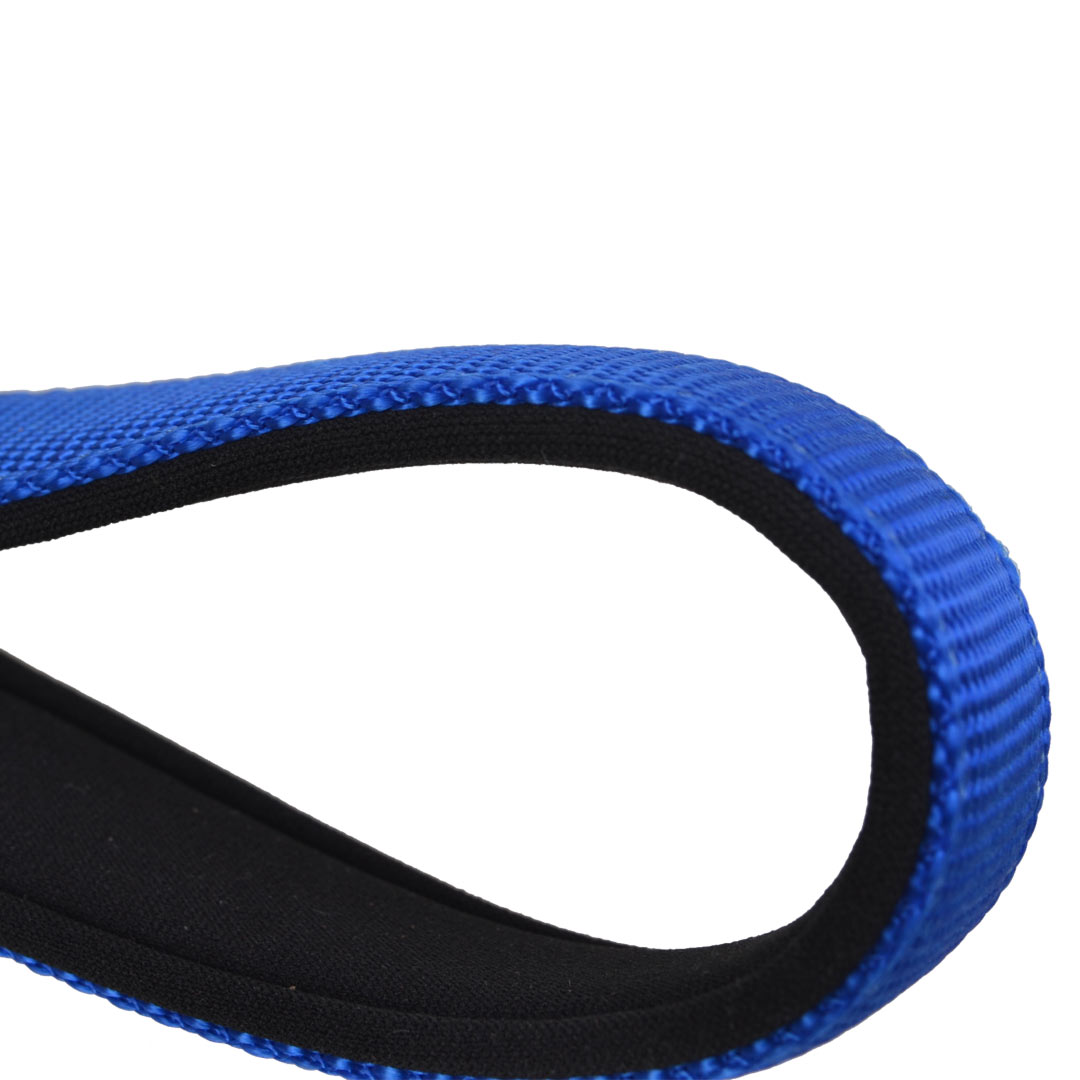 Dog leash with soft padded handle