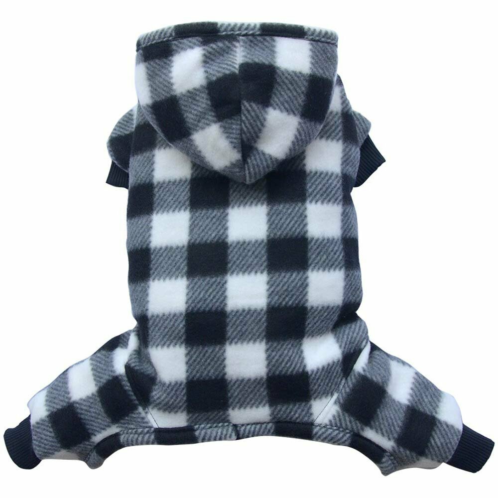Fleece pet clothes with 4 legs for winter - dog dresses