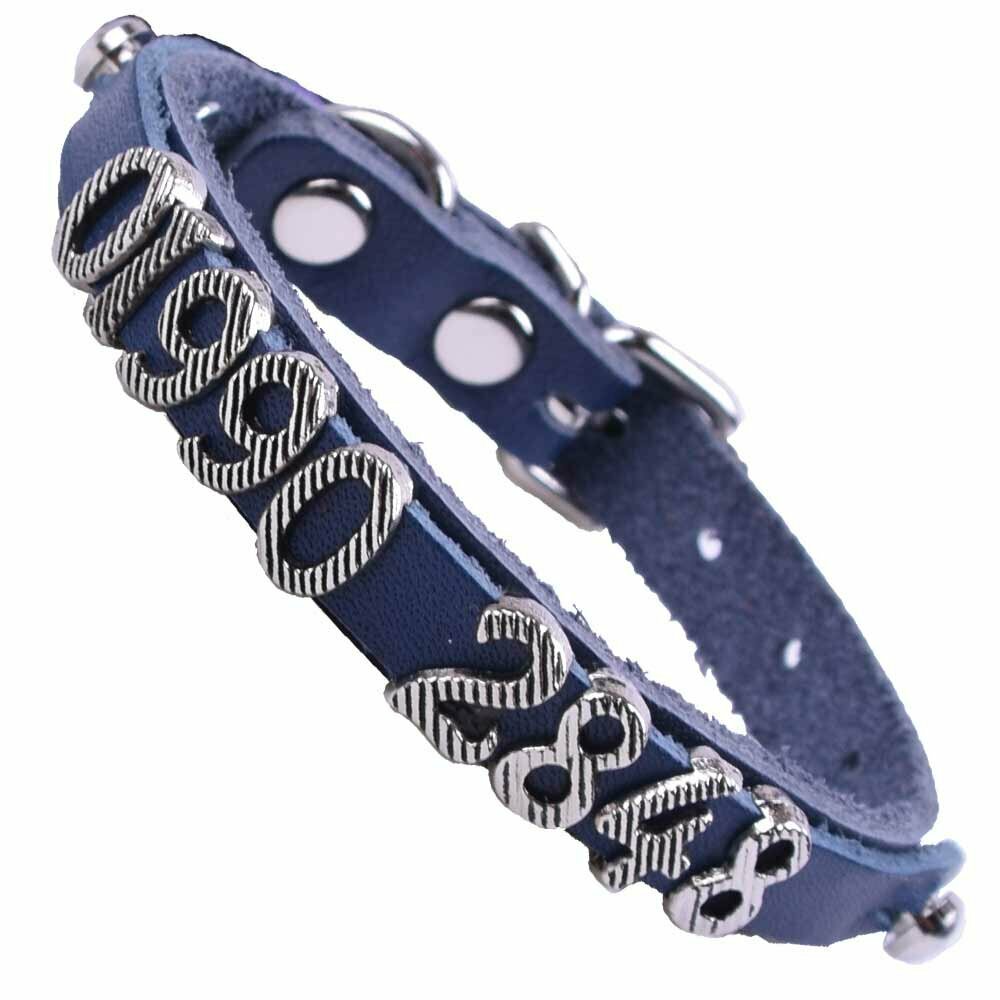 Create your individual cat collar Name collar with rhinestone letters and rhinestone motives