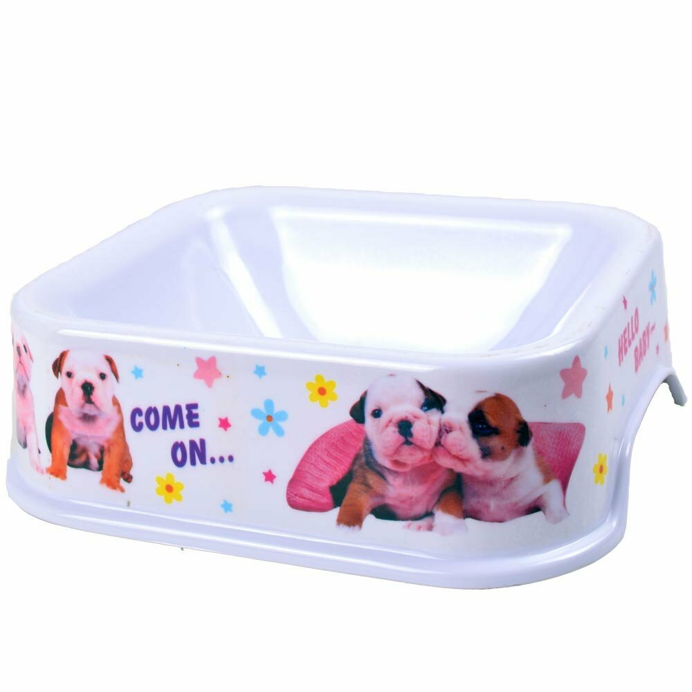 Hello baby - Melamine pet bowl made by GogiPet