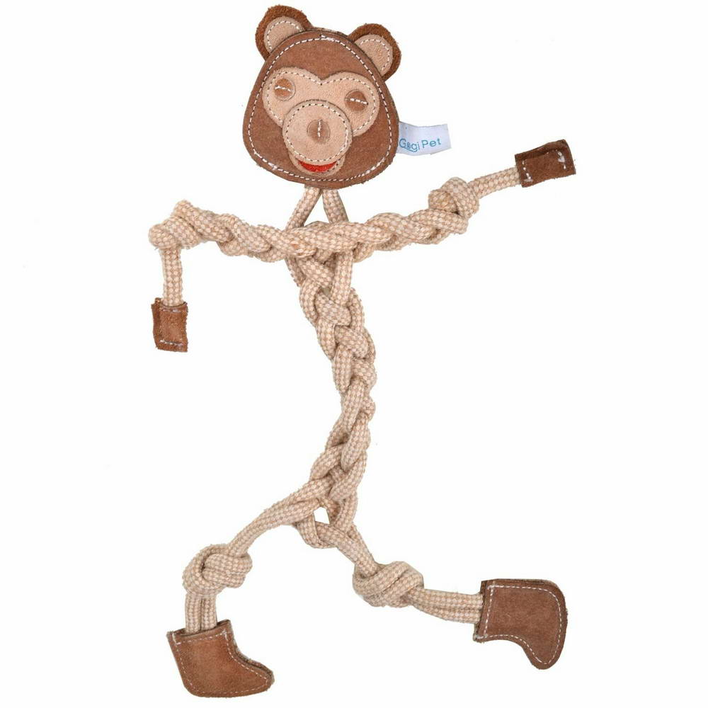 Dog toy GogiPet ® brown monkey with 44 cm
