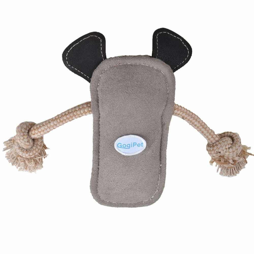Small elephant dog toy from Fair Trade production