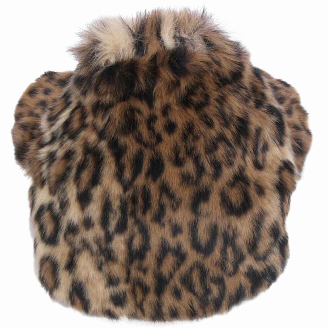 Short fur coat in the leopard look of DoggyDolly W145 
