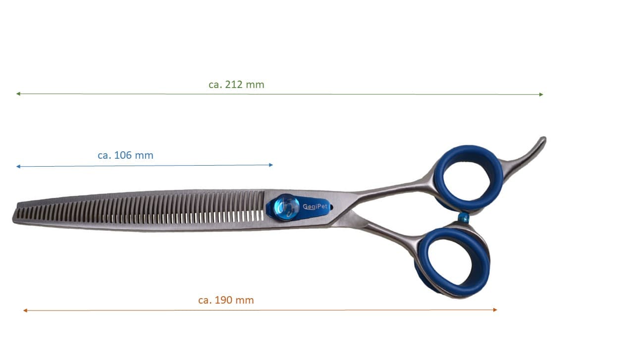 Hair Scissors Dimensions GogiPet WI-KC7554V