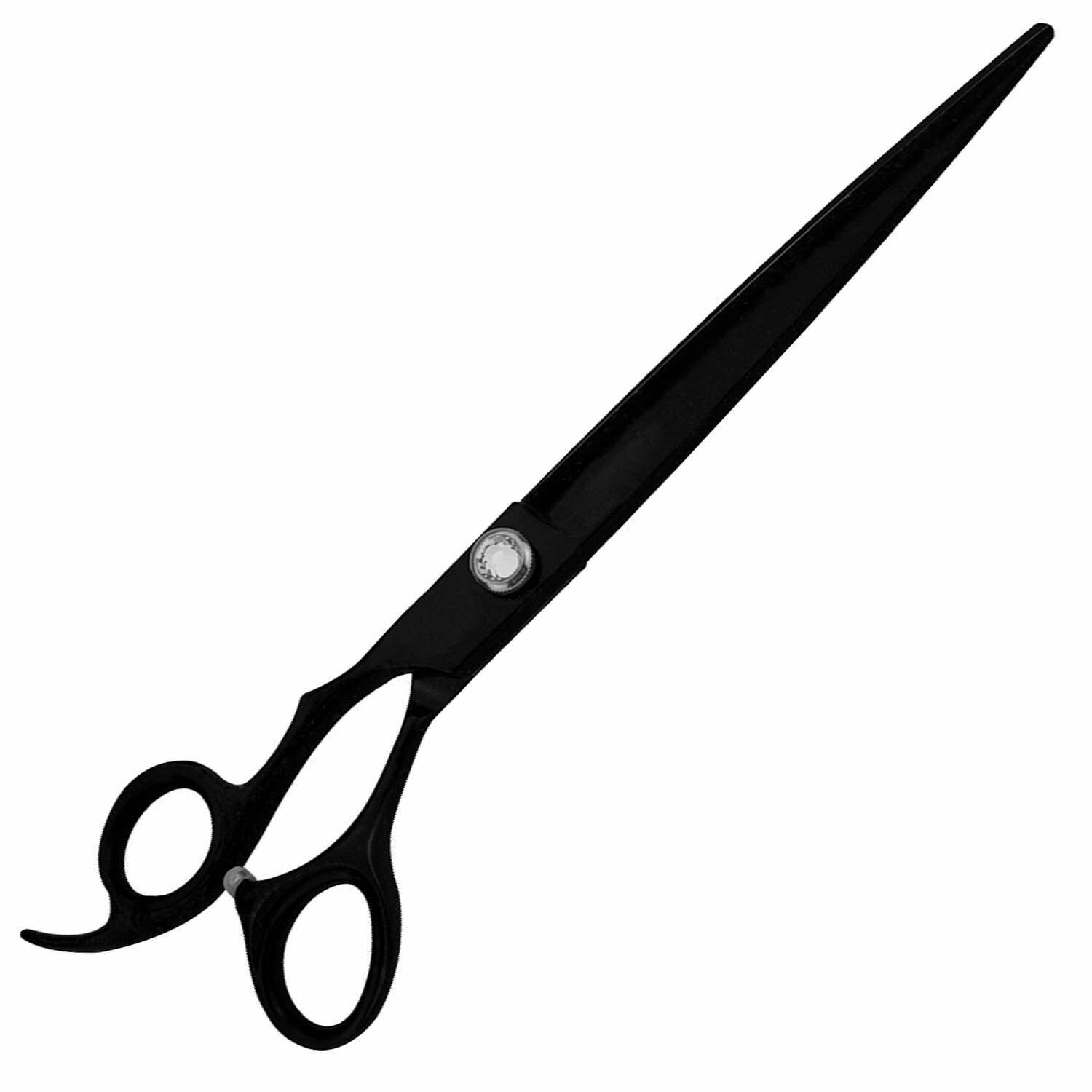 Left handed hair scissors 21.5 cm Black Titan