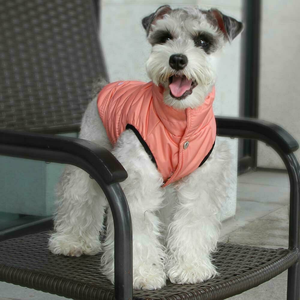 Very warm dog coat pink dog anorak