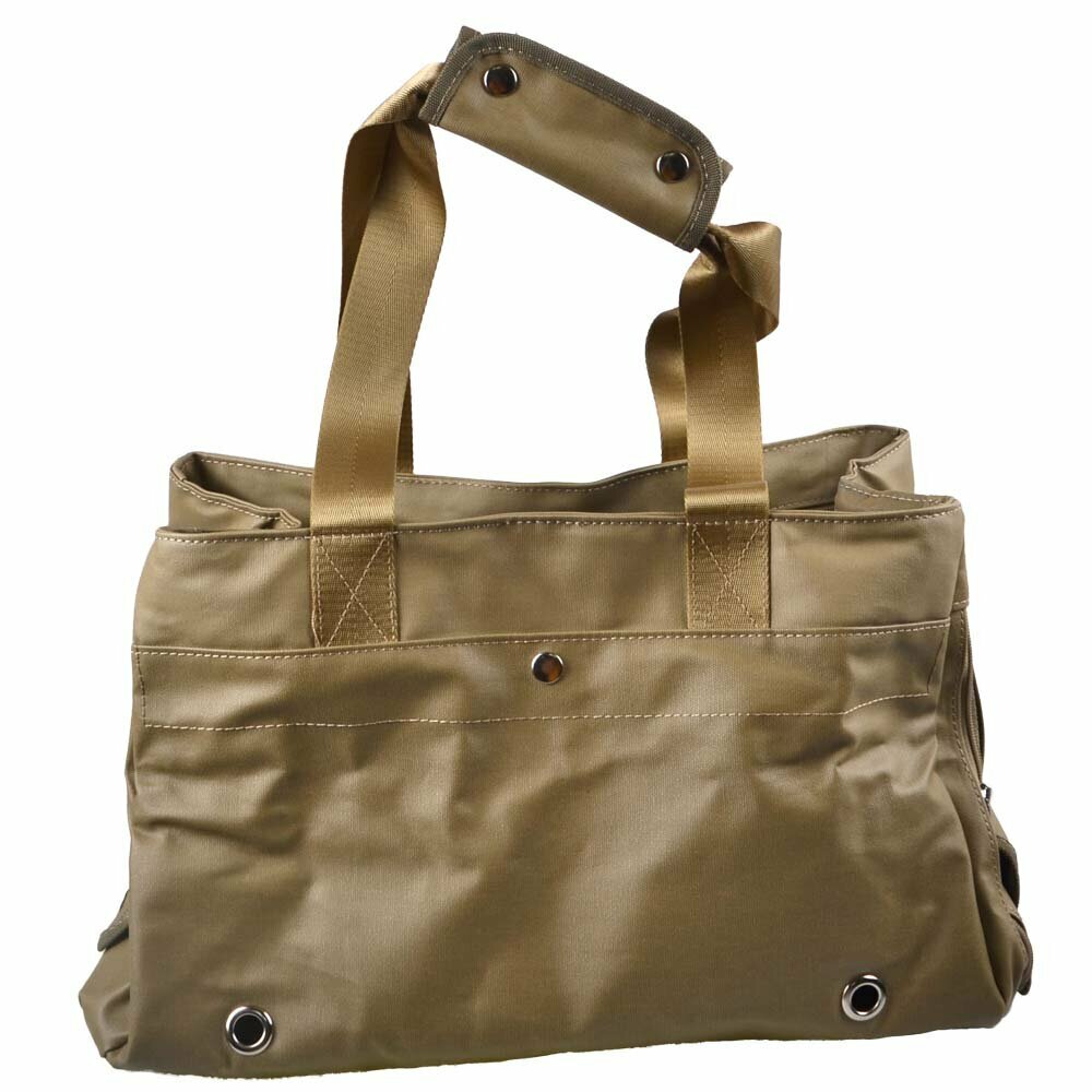 Outdoor dog carrier army green