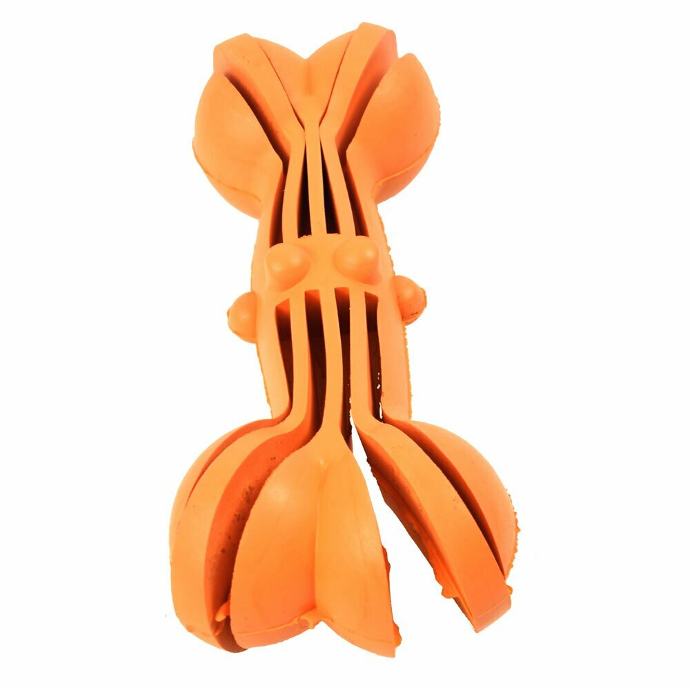 Fan rubber bone with 10 cm -10 years Onlinezoo dog toy specil