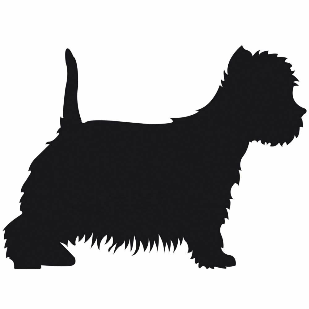 Dog Sticker Westie - West Highland White Terrier