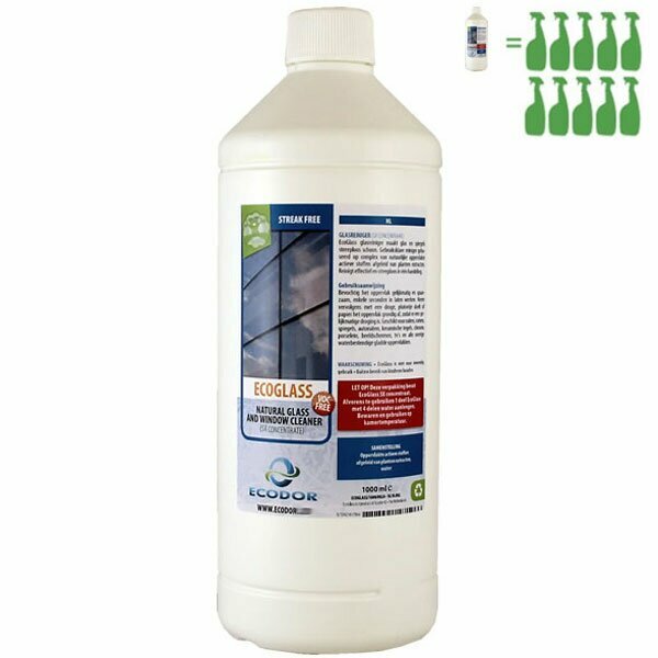 Ecodor EcoGlass Concentrate 1 to 5 - 1 litre for 10 spray bottles