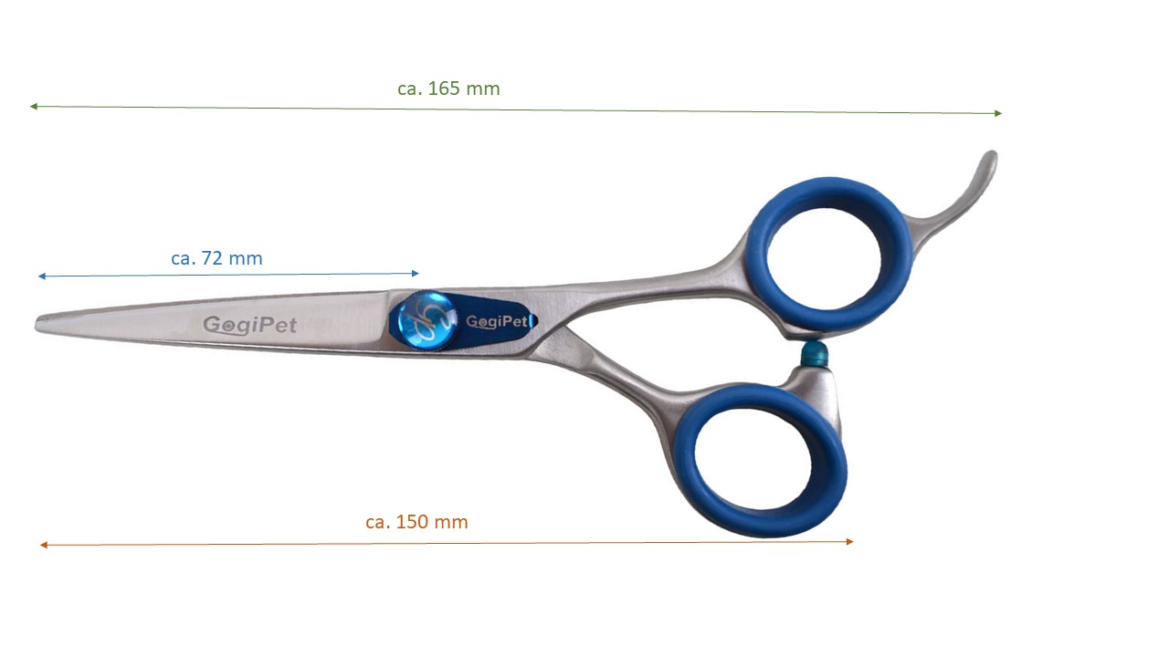 Hair Scissors Dimensions GogiPet KC600