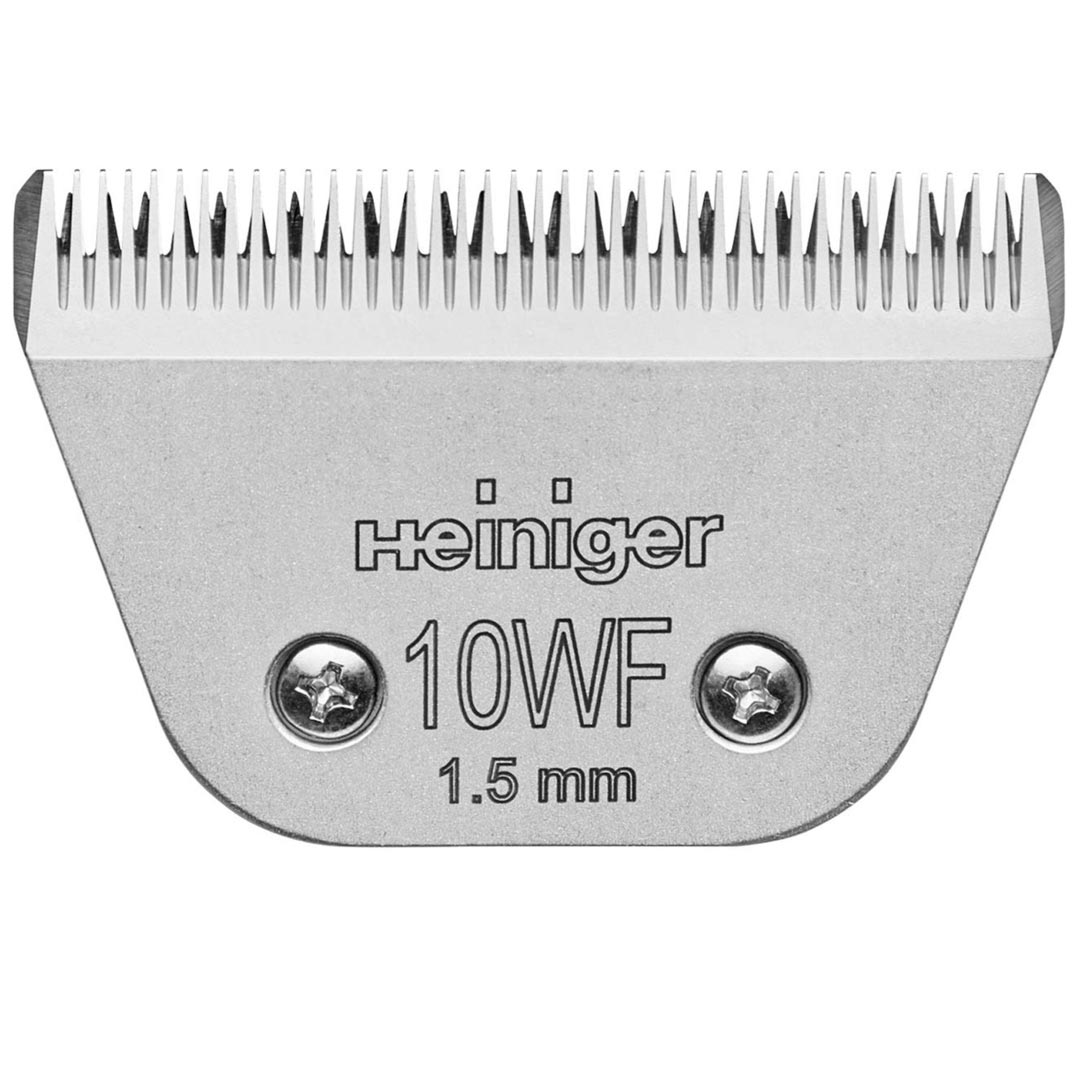 Heiniger blade 10 WF wide with 1.5 mm cutting length