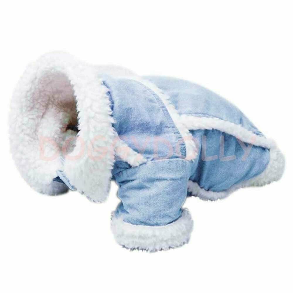 warm dog coat art fur and Jeans of DoggyDolly DF003